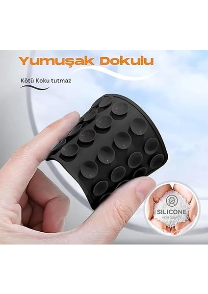 Arkasına Yapışan Silikon Vakumlu Pratik Telefon Tutucu, Kolay Telefon Kılıfı Tutucu, Tüm Cep Telefonu Modellerine Uygun, Araç Telefon Tutucu, Makyaj, Mutfak, Ahtapot (Mavi) modelleri
