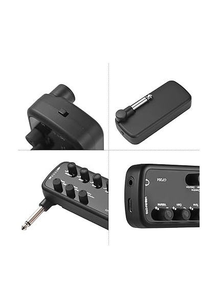 Gitar Amfisi Mini Amfi Taşınabilir Kulaklık Gitar Amfisi Elektro Gitar Müzik Aleti Için Tak ve Çalıştır 3 Dahili Hoparlör Simülasyonları Otg Dahili Kayıt fiyatları