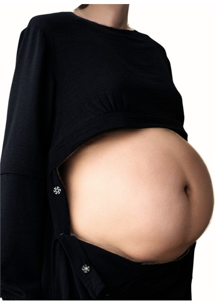 PATENTLİ LZD Lazede Hamile Muayene Elbisesi