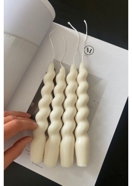 Şamdan Mum 4’lü Set