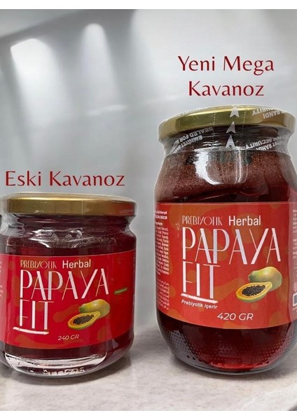 Papaya Fit Biberiyeli Bitkisel Macun 420 gr fiyatları
