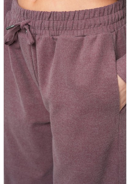 Kadın Bol Paça Rahat Kalıp Düz Renk Kumaş Pantolon modelleri