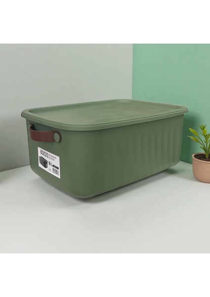 Boxsis Mix 10 ,15 ve 20 Lt Çok Amaçlı Düzenleyici Kapaklı Kutu – Dekoratif Saklama Kutusu Organizer