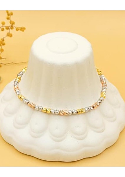 Üç Renk Kalın Silver Dorika Bileklik fırsatları