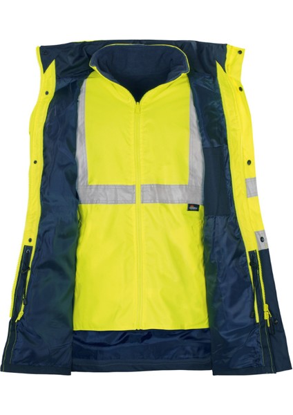 WJK44 Oxford 5 In 1 Reflektörlü Parka (Sarı/lacivert) fiyatları