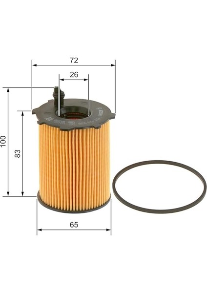 C4 1.6 Hdi 2004-2018 Bosch Yağ Filtresi fiyatları