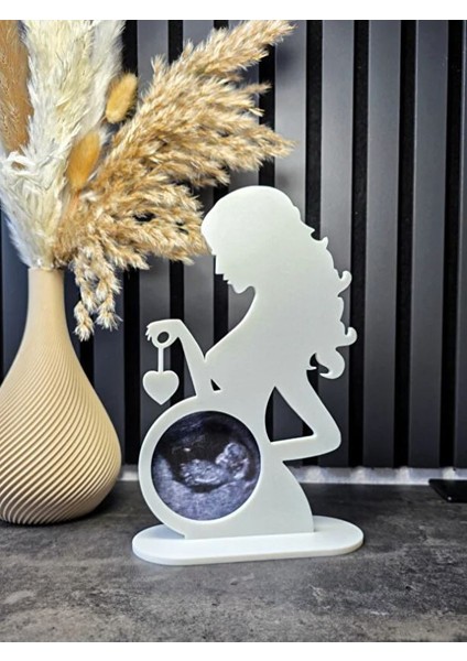 Hamile Anne Ultrason Fotoğraf Çerçevesi – Pla 3D Baskı – Yenidoğan Hatırası modelleri