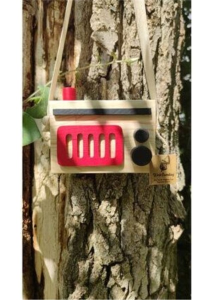 Ahşap Retro Radyo ve Çocuk Oyuncağı, Kız-Erkek Nostaljik Kırmızı Tasarım modelleri