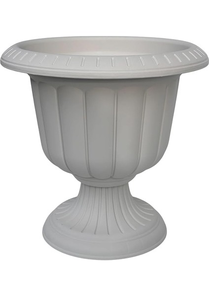 34 3 cm 9.8 Litre Dış Mekan Saksı Beyaz