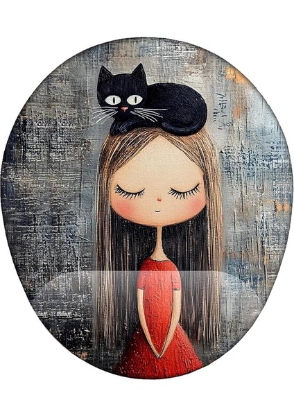 ve Kedi Bilek Destekli Mouse Pad