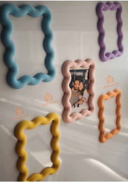 5'li Set Renkli Magnet Çerçeve Instax Fotoğraf Çerçevesi fiyatları