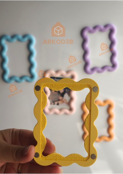 5'li Set Renkli Magnet Çerçeve Instax Fotoğraf Çerçevesi indirimleri