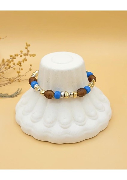 El Yapımı Akik Bohem Bileklik modelleri