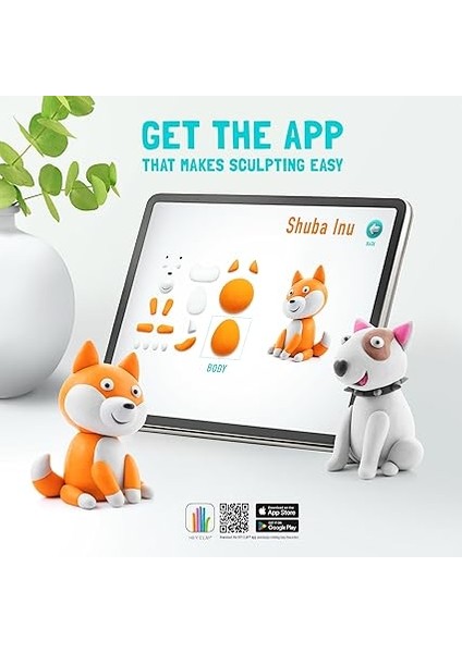 Clay Köpek Hikayesi Seti - Çocuklar Için Şekil Verme ve Model Kili - 15 Kutu ve Şekillendirme Aletleri, Hava ile Kuruyan Kil Seti fırsatları