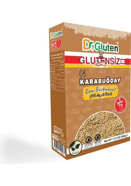 Dr. Gluten Glutensiz Çiğ Karabuğday Tane fiyatları