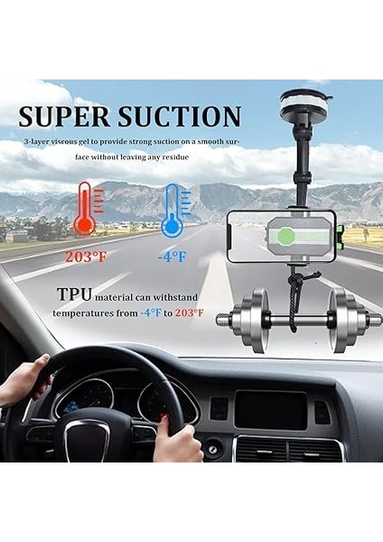 Araç Telefonu Tutacağı, Vantuz, Telefon Standı, Güçlü Telefon Tutacağı, Araç Montajı, Kamyon Için Evrensel Araç Telefonu Tutacağı, Gösterge Panosuna Monte Edilebilir, iPhone 14 13 12 Pro Max fiyatları