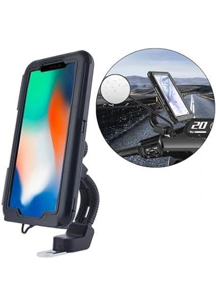 Su Geçirmez Full Koruma Aynaya Takılan Motosiklet Telefon Tutucu Dikiz Aynası Motosiklet Tutucu fiyatları