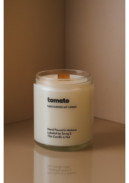 : Tomato : Cam Kavanozda Kokulu %100 Soya Mum (Domates, Reyhan, Yeşil Bitkiler) modelleri