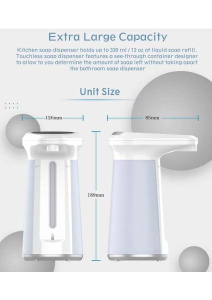 Hareket Sensörlü Sabunluk- Otomatik Sıvı Sabunluk - Otomatik Dezenfektan fırsatları