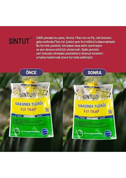 Adet Sintut Medium Karasinek Tuzağı, Sağlık Bakanlığı ONAYLI,100% Etkili Karasinek Kapanı fırsatları