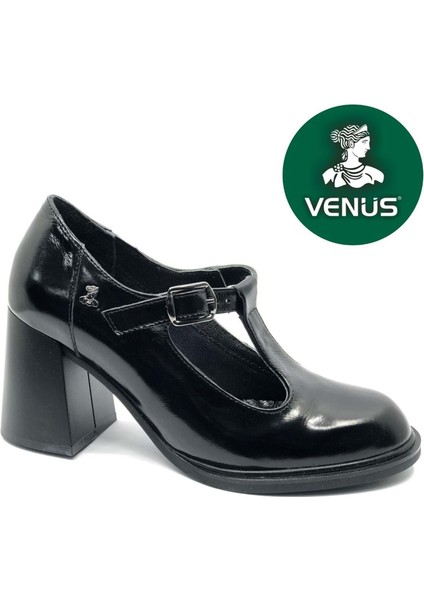 Amitar Hakiki Deri Comfort Ortopedik Kadın Klasik Topuklu Ayakkabı