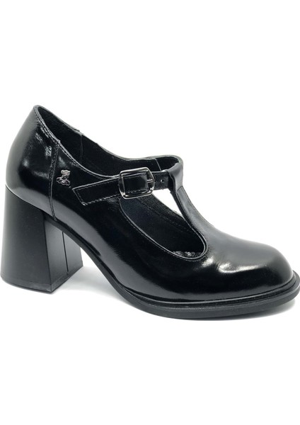 Amitar Hakiki Deri Comfort Ortopedik Kadın Klasik Topuklu Ayakkabı modelleri