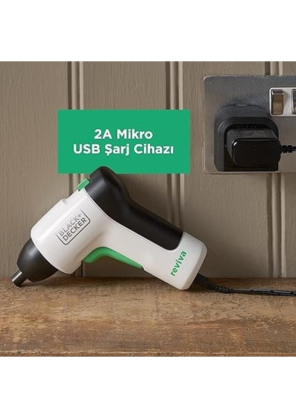 + Decker Reviva REVSD4C-XJ 3.6V Şarjlı Vidalama fırsatları