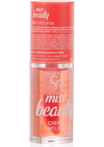 Golden Rose gr Mıss Beauty Cherry Tınt Lıp Oıl