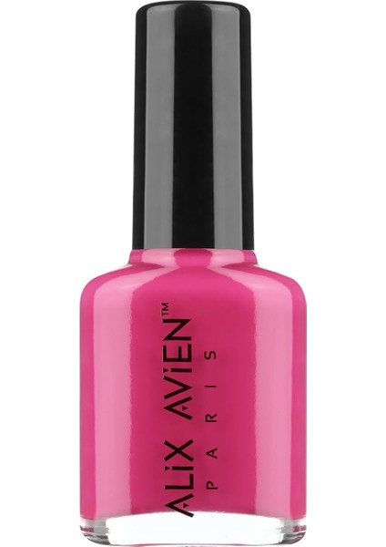 Alıx Avıen Fuşya Oje 102 - Yüksek Pigmentli Uzun Süreli Kalıcılık Hızlı Kuruma - Nail Lacquer 102