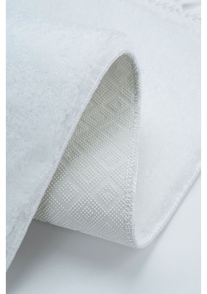 Yıkanabilir Premium Ponpon Saçaklı Kaymaz Taban Post Peluş Banyo Paspası 2'li Takım Bej mt modelleri