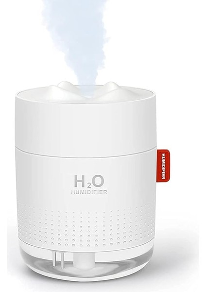 Nemlendirici 500ML Soğuk Nemlendiriciler A Nemlendirici Ultra Sessiz Nemlendirici Gece Lambası, USB Masaüstü Nemlendirici Su Otomatik Kapanma, Ev Bebek Odası Ofis Seya (Beyaz) Beyaz M