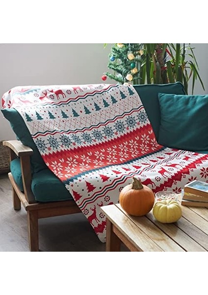 Yıl Motif Tasarımlı Tv Battaniyesi - Tek Kişilik Battaniye modelleri