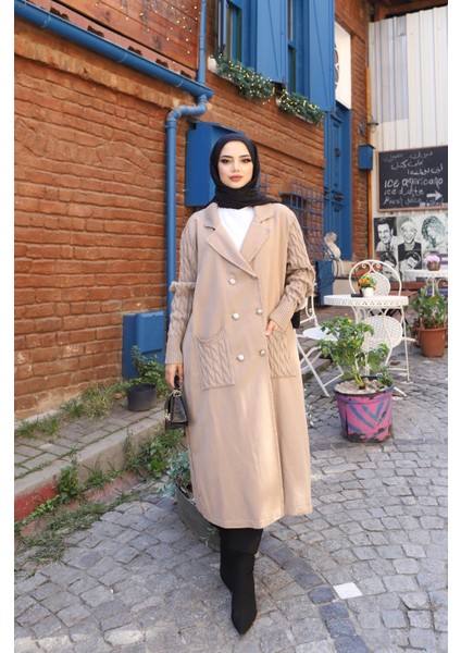 Düğmeli Iki Iplik Triko Hırka