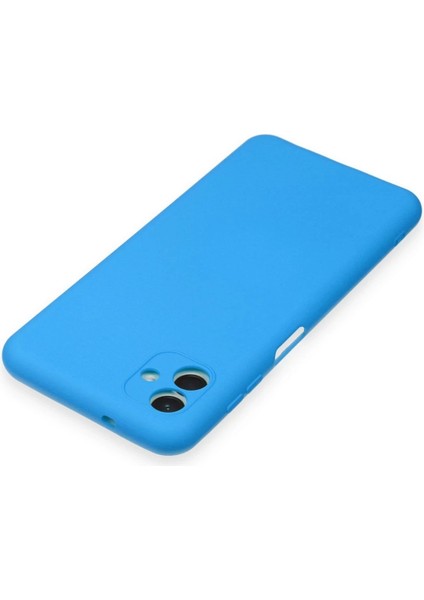 CPT16 Samsung Galaxy A04 Kılıf Nano Içi Kadife Silikon - Mavi fırsatları