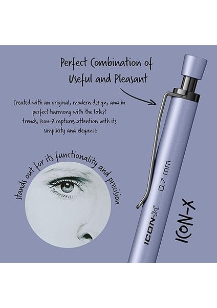 Office Icon-X Metal Versatil 0.7 mm Lila modelleri