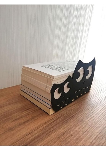 Dekoratif Baykuş Desenli Metal Kitap Tutucu indirimleri