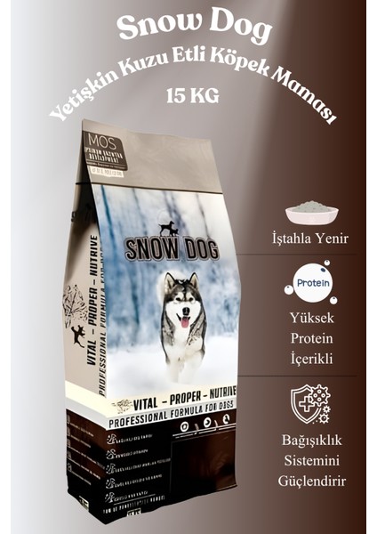 Yetişkin Kuzu Etli Köpek Maması 15 kg
