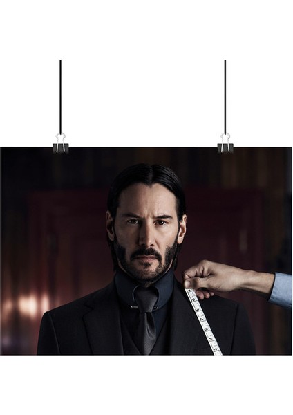 John Wick Poster3 - Retro Duvar Dekoru