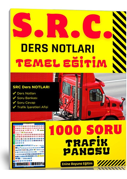 Src Ders Notları Kitabı (Trafik Işaretleri Panosu Ilaveli)