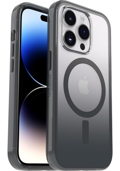 iPhone 14 Pro Için Magsafe ile Şeffaf Kılıf Serisi, Darbeye Dayanıklı, Düşmeye Dayanıklı, Ultra Ince, Koruyucu Kılıf, 2x Askeri Standartlara Göre Test Edilmiştir, Obsidiyen