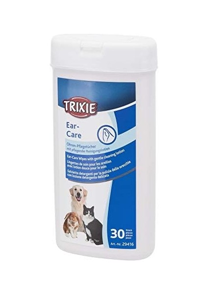 Trixie Islak Kulak Temizleme Mendili, 30 Adet
