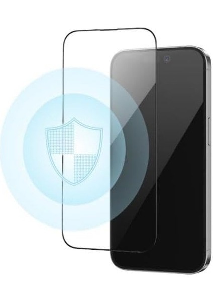15 Pro Uyumlu Tam Kaplayan Hd Anti-Static Darbe Emici Temperli Cam Ekran Koruyucu fiyatları