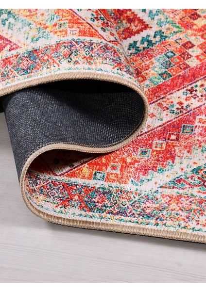 Otantik MDL892 Vintage Baskı Halı Silinebilir Yıkanabilir Salon Antre Mutfak Halı Yolluk fiyatları