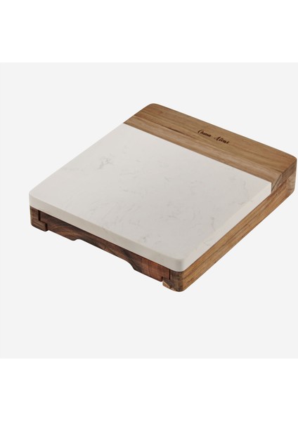 Acacia Elegance Beyaz Ahşap Peynir Sunum Tabağı indirimleri