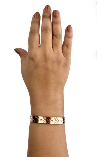 El Yapımı Ayarlanabilir Saf Bakır Bileklik, Bakır Bilezik BB-335 fırsatları