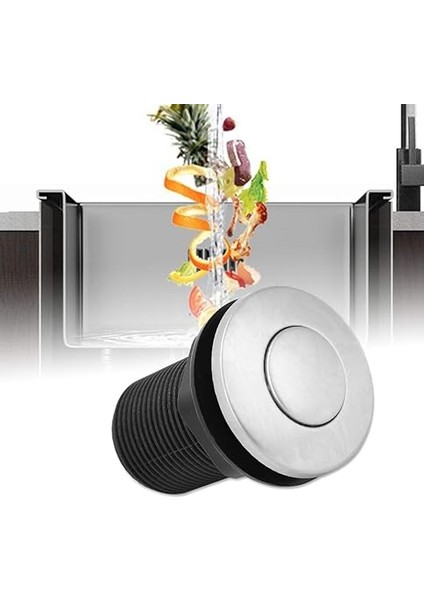 Hava Anahtarı, Çöp Hurdası Atık Boşaltma Için 32 mm Hava Anahtarı Pnömatik Hortum Kiti Imha Açma/kapama Otomatik Kendinden Kilitleme Düğmesi indirimleri