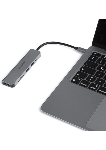 USB 3.1 Type-C 6 In 1 Hdmı/tf Sd Kart Okuyucu/usb 3.0 & USB 2.0 / Usb-C Pd Dönüştürücü Çevirici Hub (DK-AC-U31X38) indirimleri