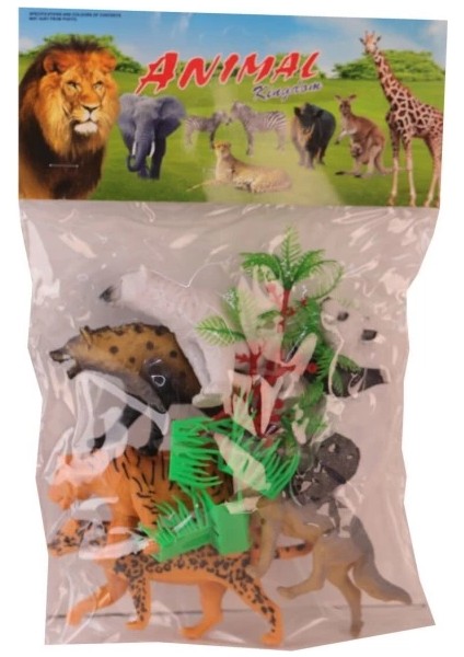 Bfs 050-A27 Pvc De Vahşi Hayvanlar Seti 72