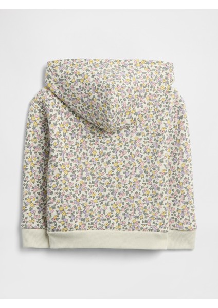 Kız Bebek Bej Gap Logo Fermuarlı Sweatshirt modelleri