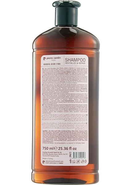 Cardin Herbal Onarıcı ve Canlandırıcı Etkili Bitkisel Şampuan (750 Ml) fiyatları